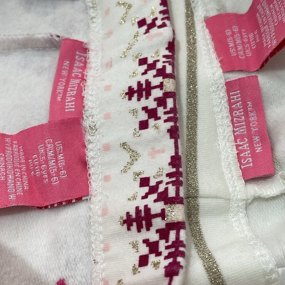 Isaac Mizrahi Little Girl Cozy Leggings - Set of 2 *5-6 - Picture 4 of 8